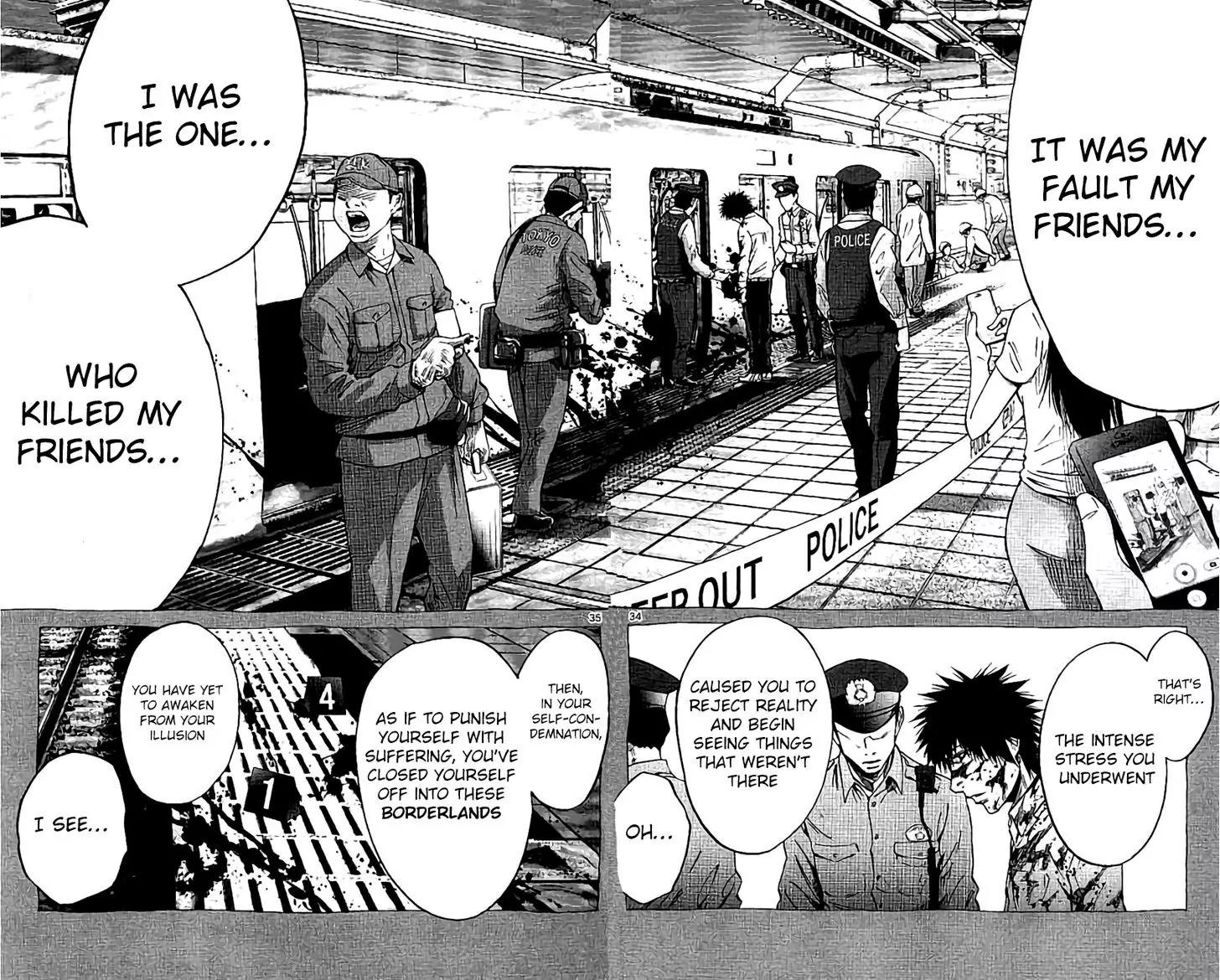 Imawa no Kuni no Alice Chapter 60 page 35 - Chapter 60: Queen of Hearts (3)