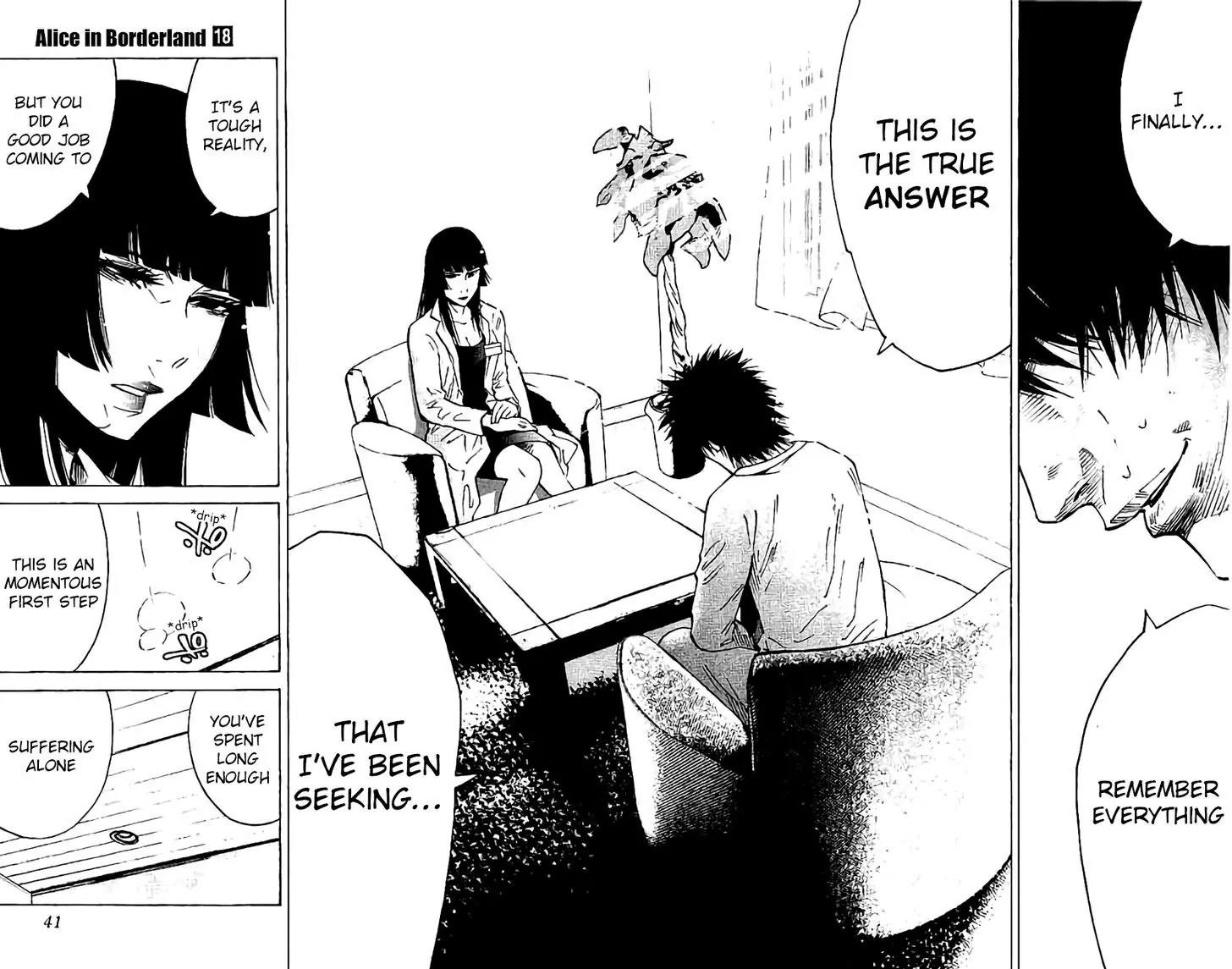 Imawa no Kuni no Alice Chapter 60 page 36 - Chapter 60: Queen of Hearts (3)