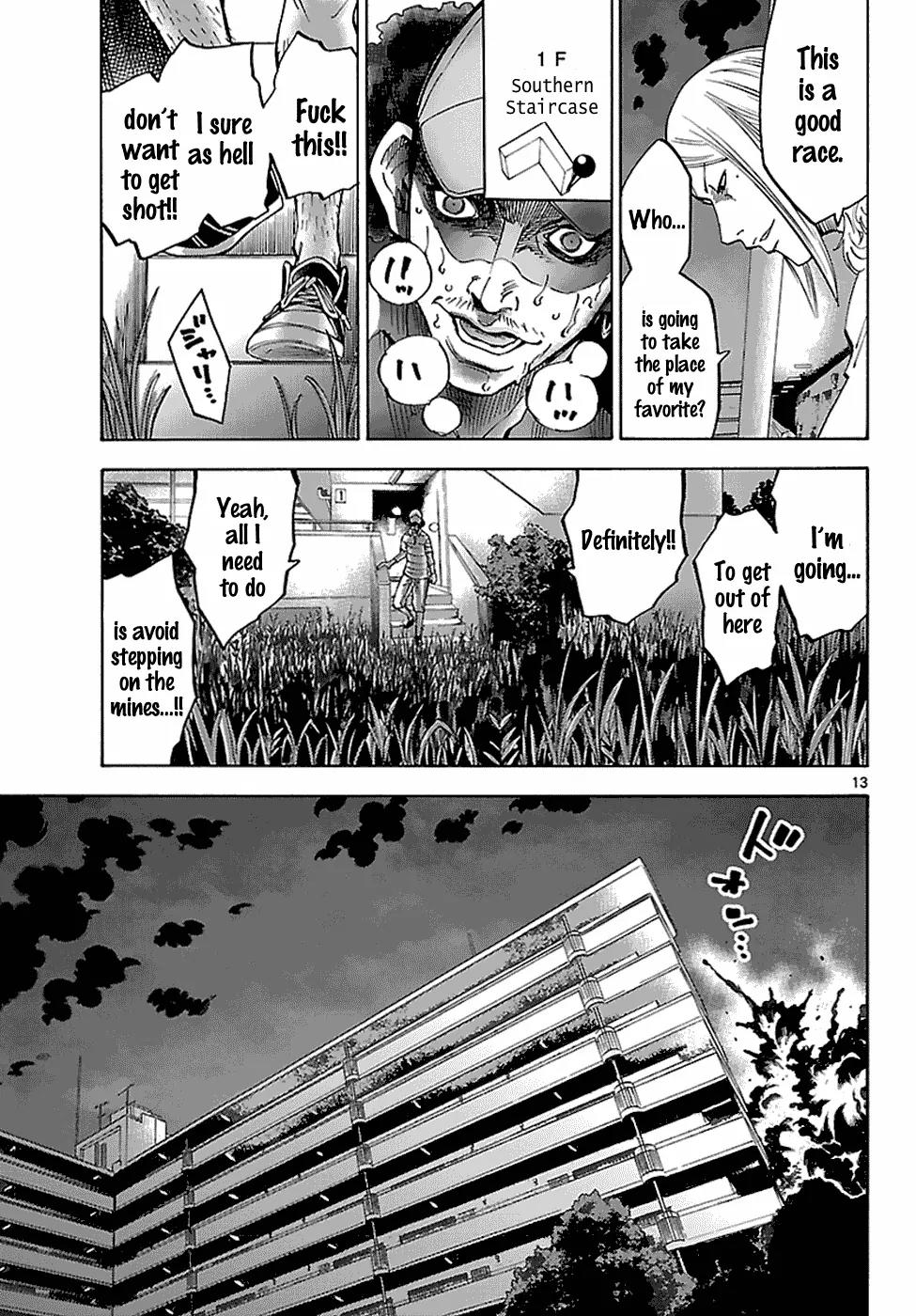 Imawa no Kuni no Alice Chapter 7.1 page 14 - Chapter 7.1: Five of Spades (2) [First Half]