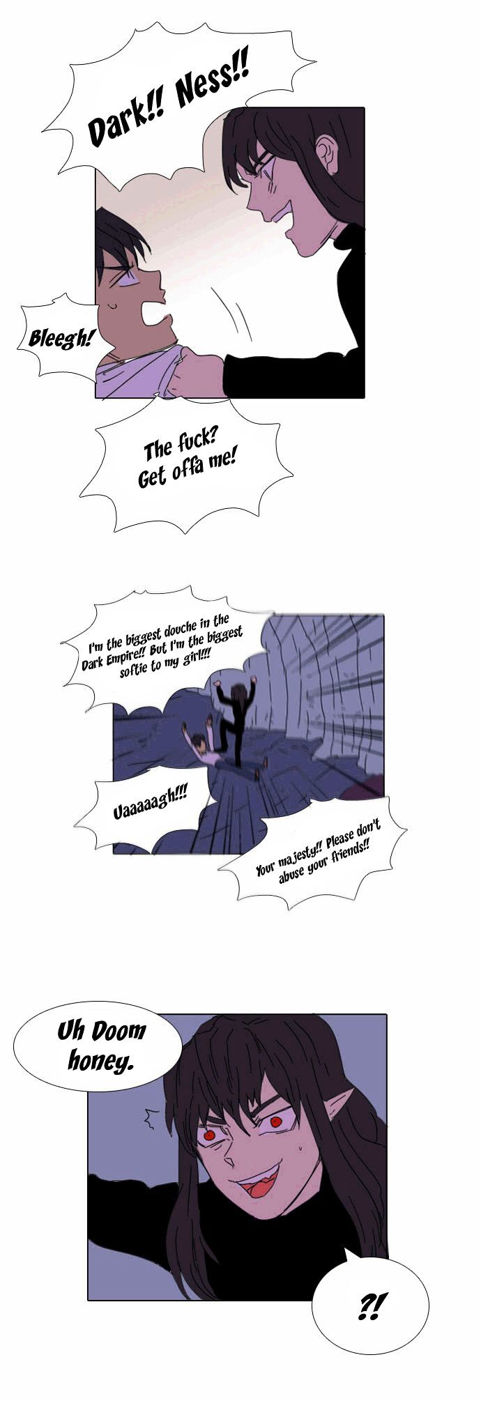 Immature EARTHling Friend Chapter 10 page 13 - Chapter 10 : On the way to Dark's house