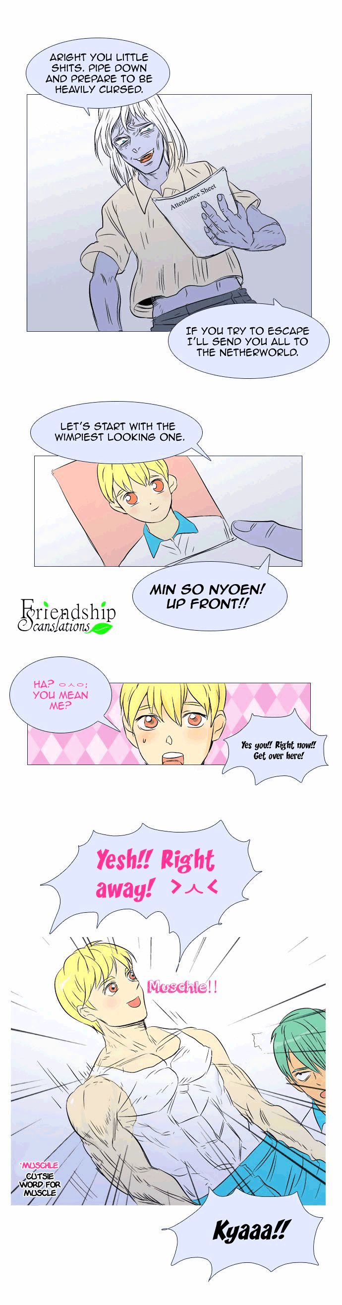 Immature EARTHling Friend Chapter 11 page 12 - Chapter 11 : School Horror Stories