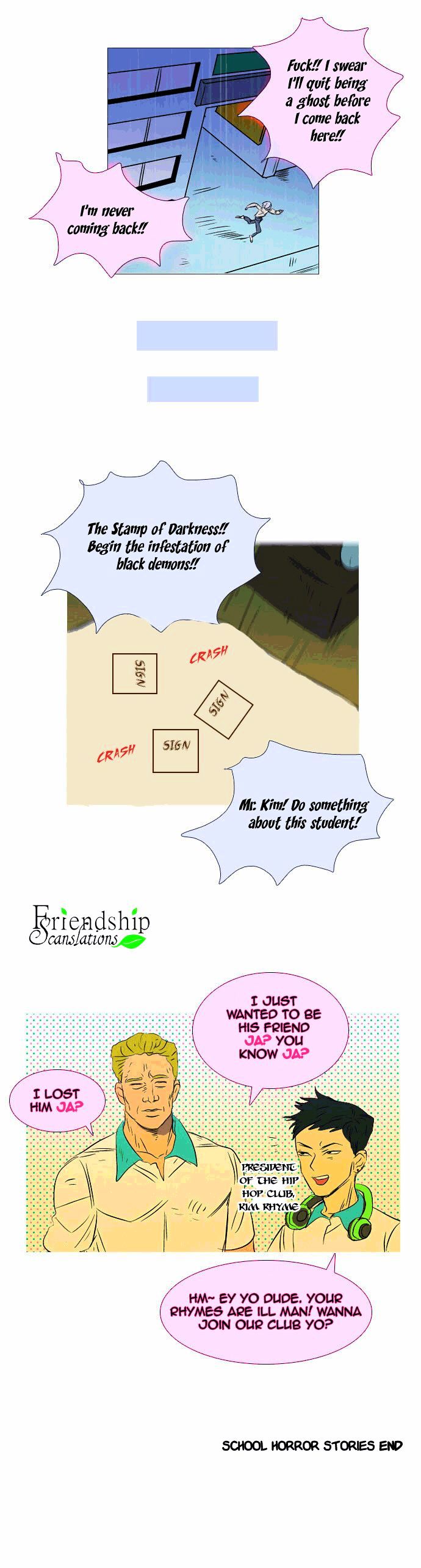 Immature EARTHling Friend Chapter 11 page 23 - Chapter 11 : School Horror Stories