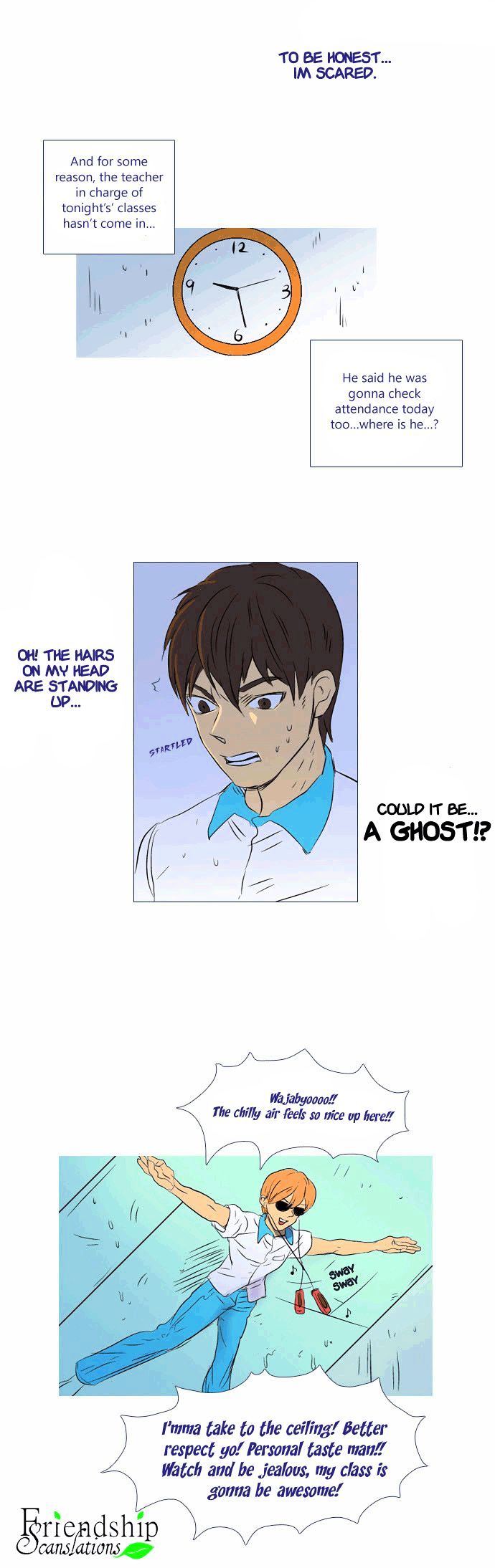 Immature EARTHling Friend Chapter 11 page 4 - Chapter 11 : School Horror Stories