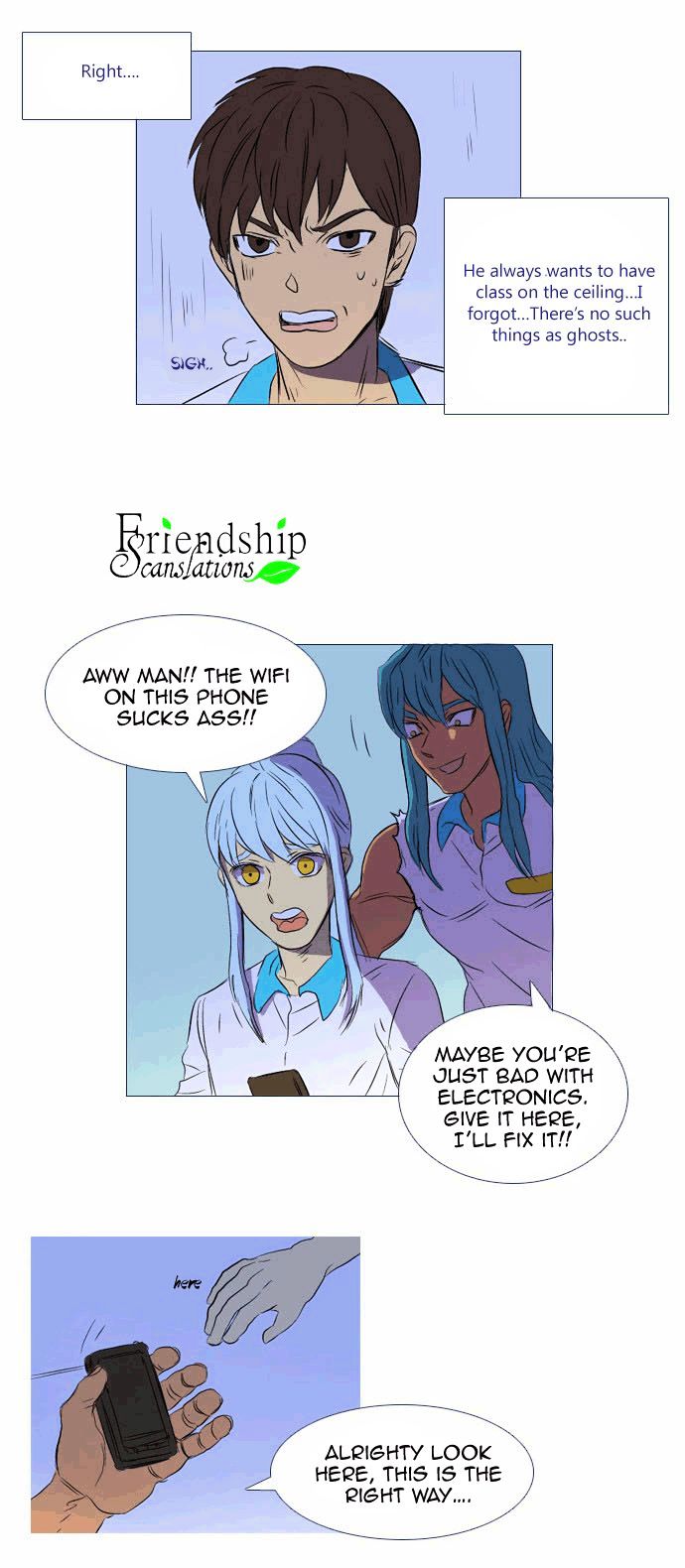 Immature EARTHling Friend Chapter 11 page 5 - Chapter 11 : School Horror Stories