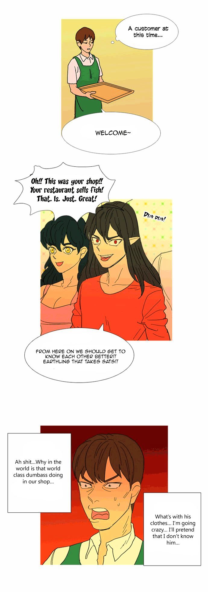 Immature EARTHling Friend Chapter 14 page 12 - Chapter 14
