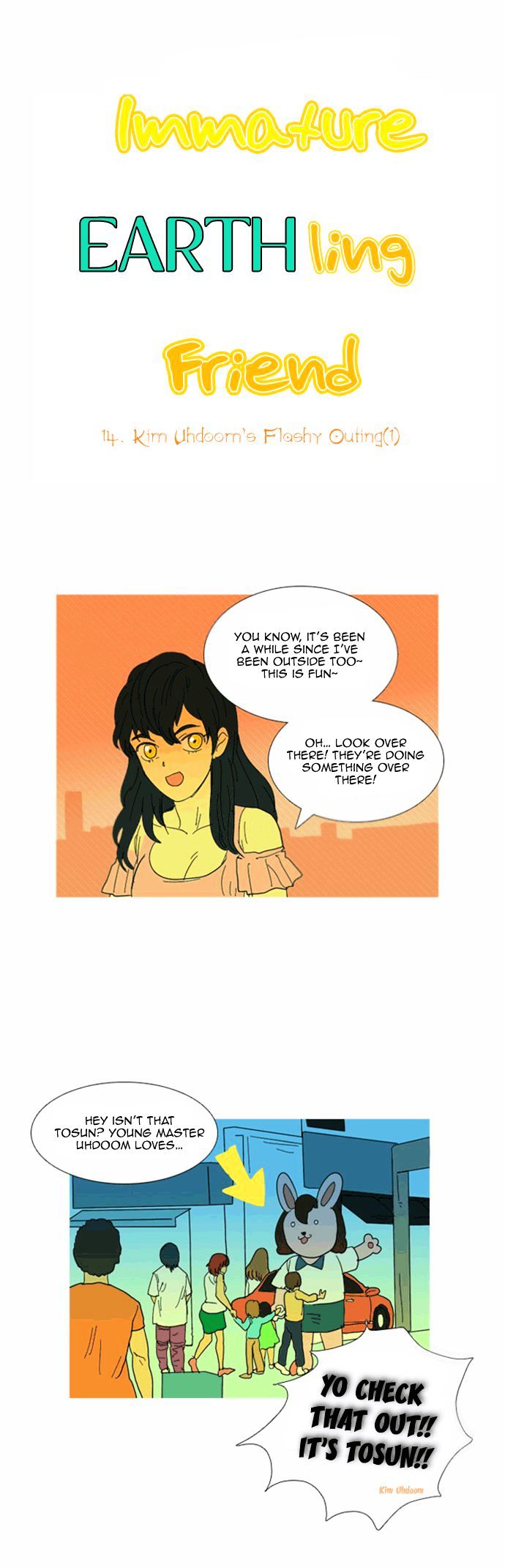 Immature EARTHling Friend Chapter 14 page 5 - Chapter 14