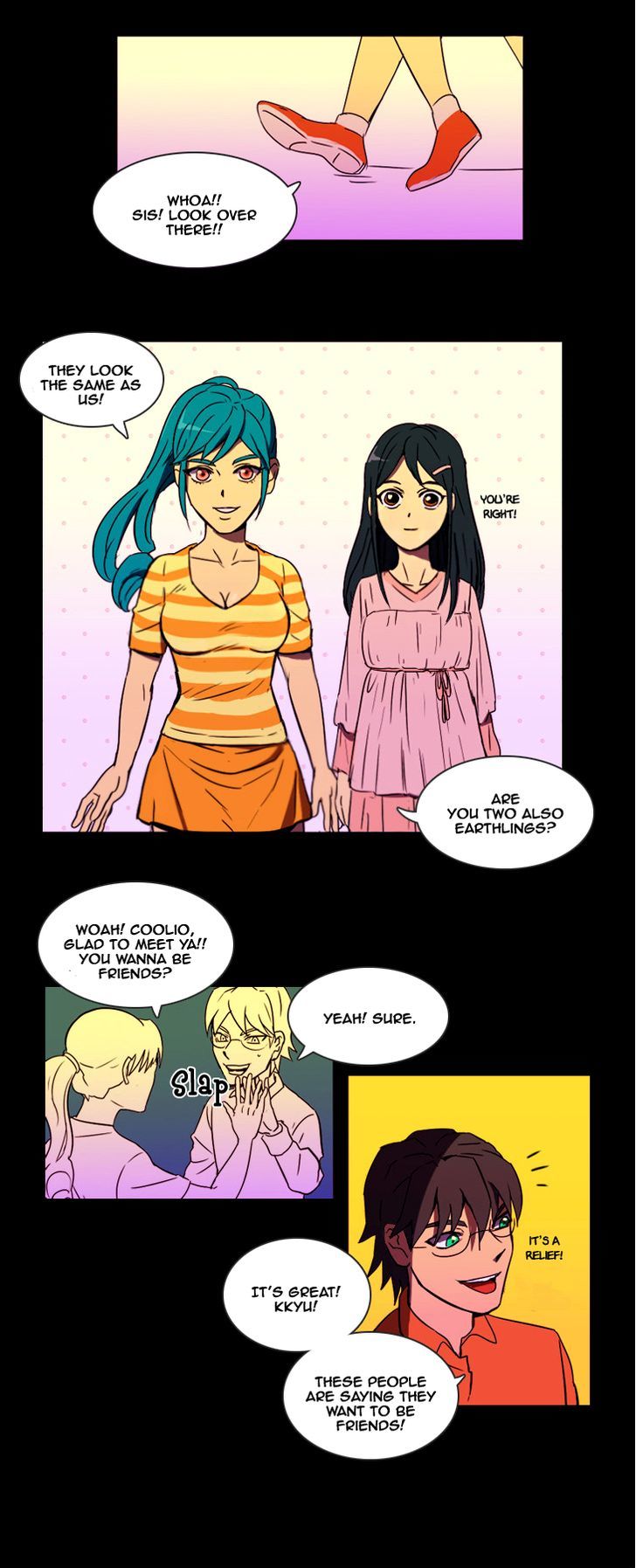 Immature EARTHling Friend Chapter 2 page 11 - Chapter 2 : The Biggest Shy-Guy on Earth