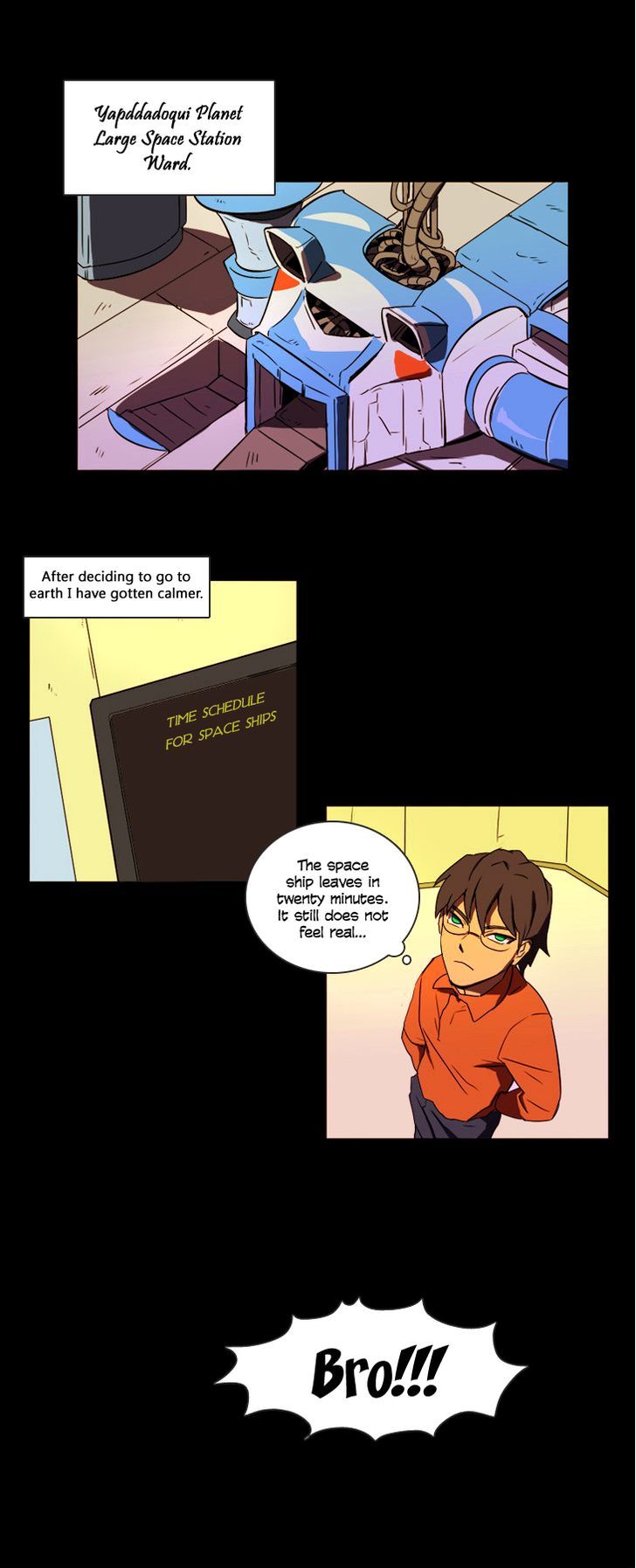 Immature EARTHling Friend Chapter 2 page 3 - Chapter 2 : The Biggest Shy-Guy on Earth