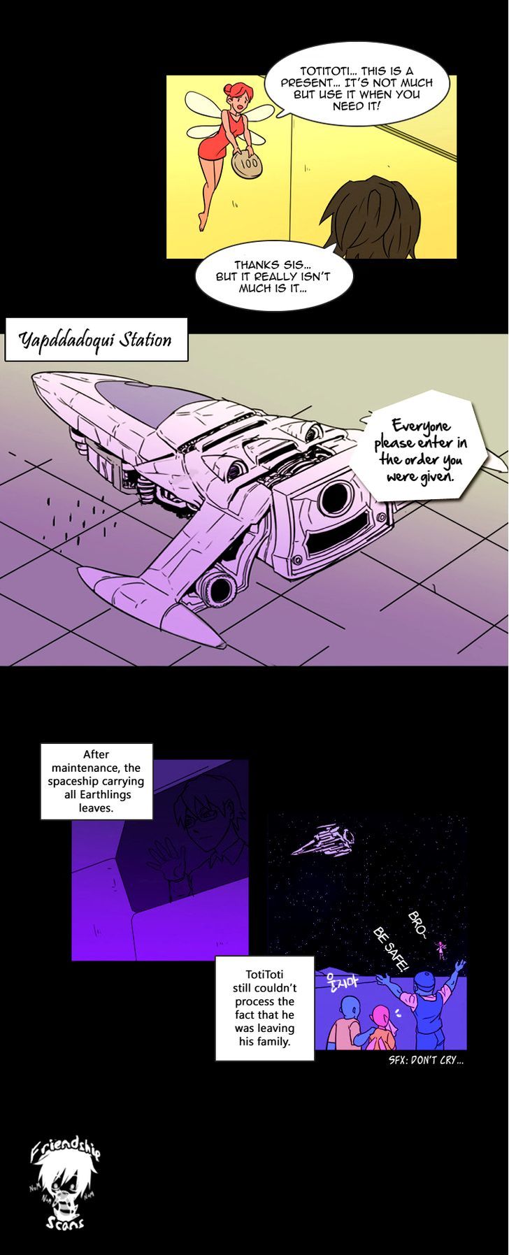 Immature EARTHling Friend Chapter 2 page 9 - Chapter 2 : The Biggest Shy-Guy on Earth