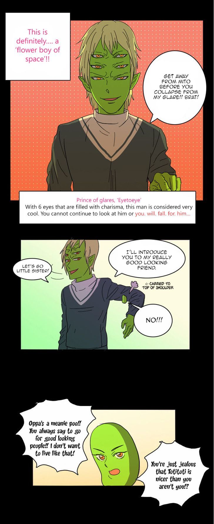Immature EARTHling Friend Chapter 20 page 10 - Chapter 20 : Kim Toti, meeting the girl! (2)