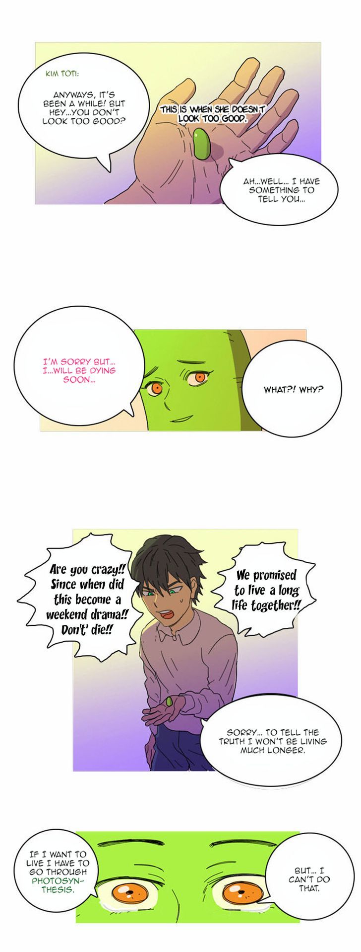Immature EARTHling Friend Chapter 20 page 16 - Chapter 20 : Kim Toti, meeting the girl! (2)