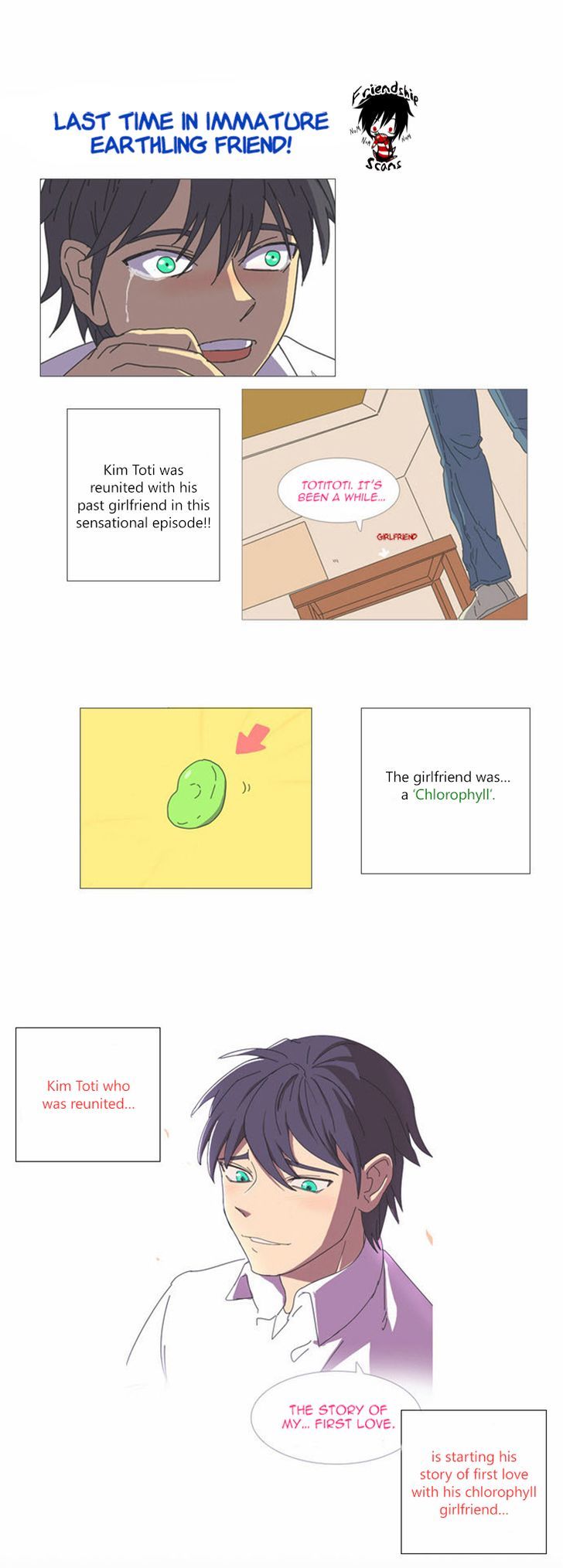 Immature EARTHling Friend Chapter 20 page 2 - Chapter 20 : Kim Toti, meeting the girl! (2)
