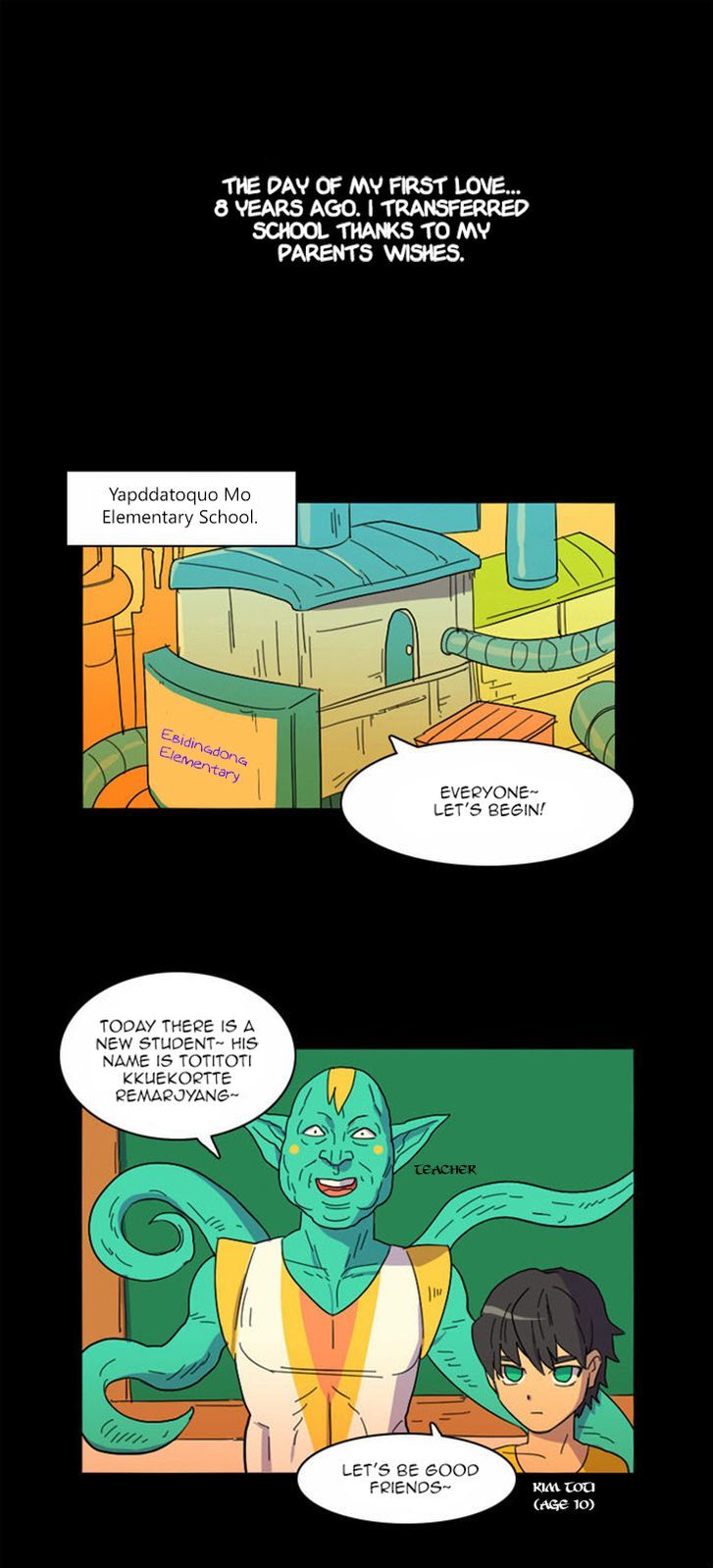 Immature EARTHling Friend Chapter 20 page 4 - Chapter 20 : Kim Toti, meeting the girl! (2)