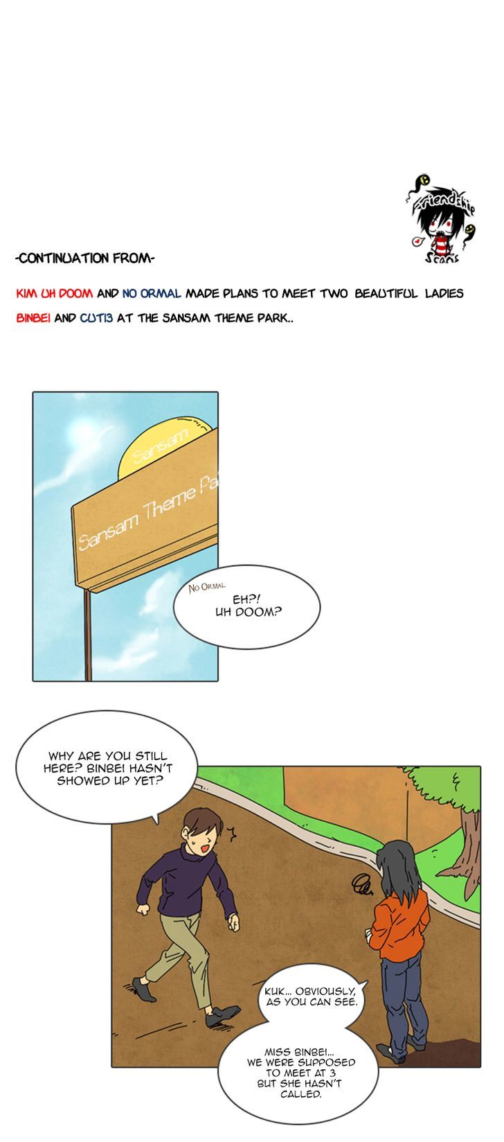 Immature EARTHling Friend Chapter 22 page 3 - Chapter 22