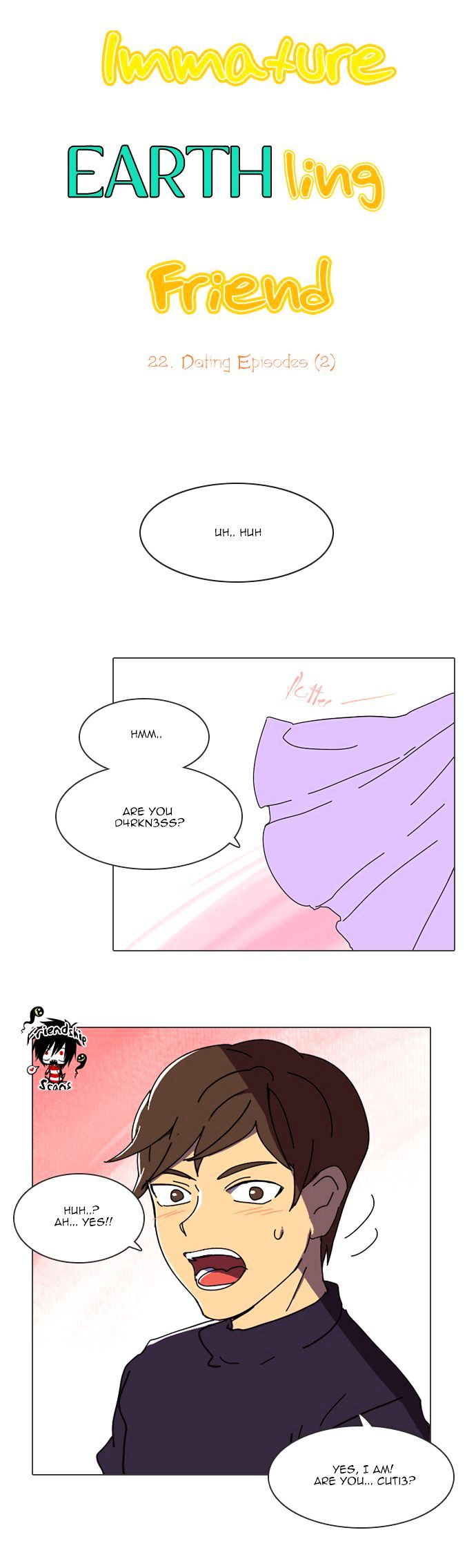 Immature EARTHling Friend Chapter 22 page 8 - Chapter 22