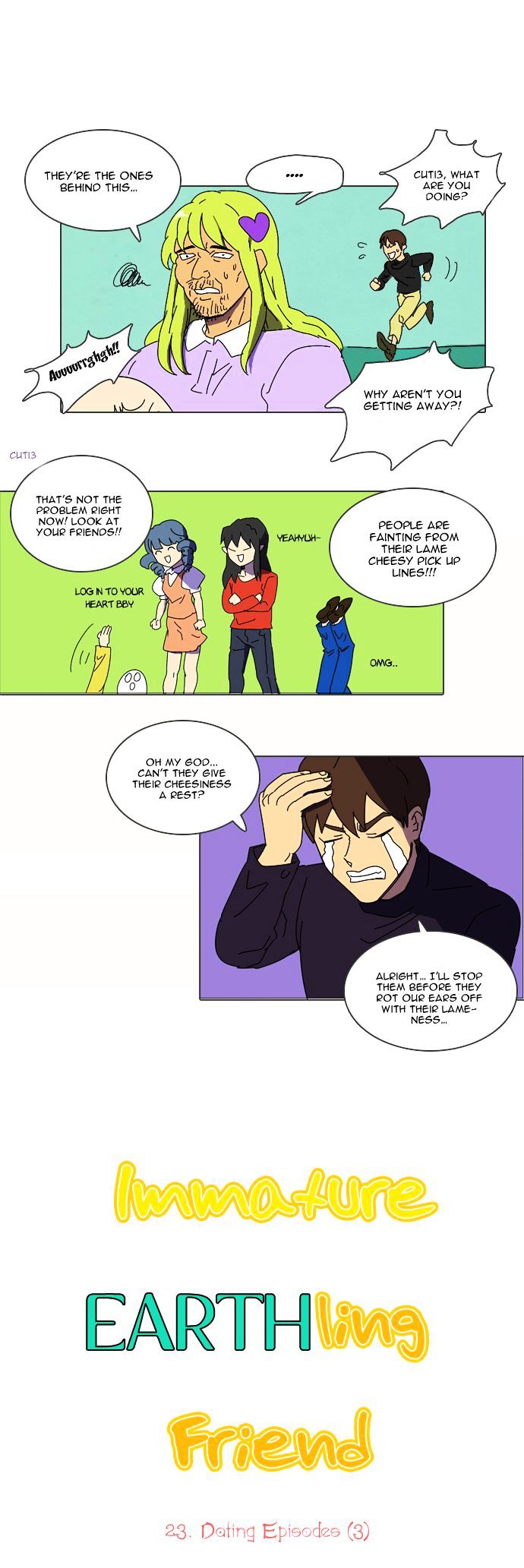 Immature EARTHling Friend Chapter 23 page 8 - Chapter 23