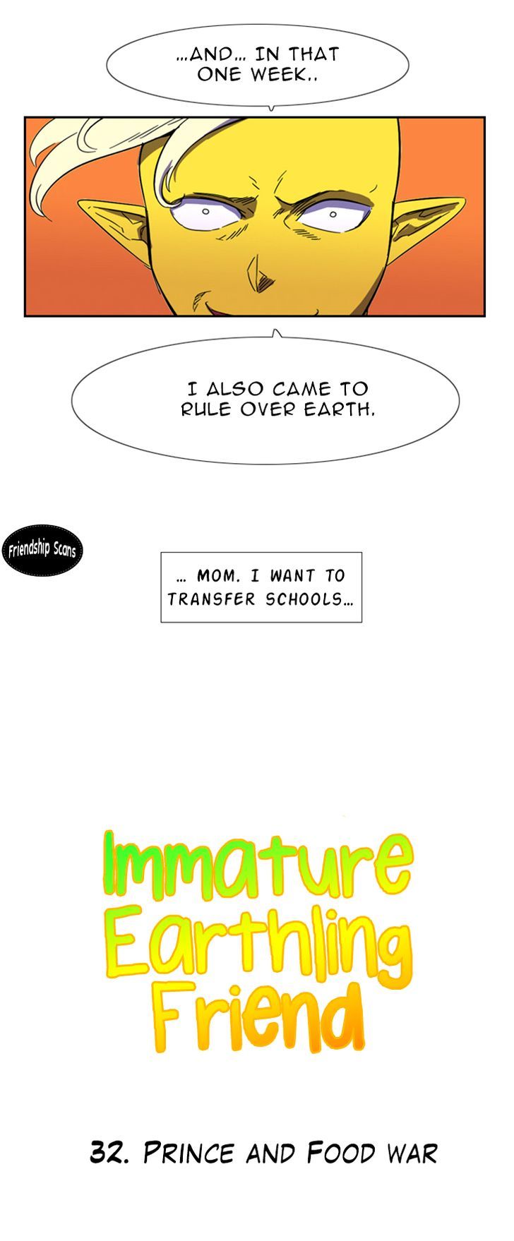 Immature EARTHling Friend Chapter 32 page 4 - Chapter 32