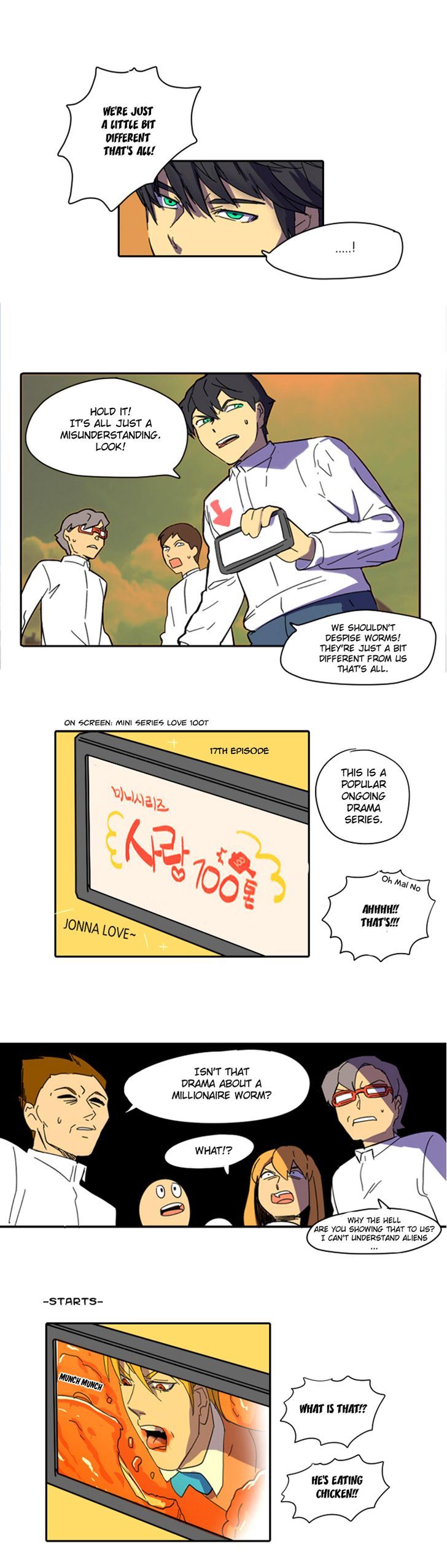 Immature EARTHling Friend Chapter 34 page 11 - Chapter 34 : Food War and the Prince 3