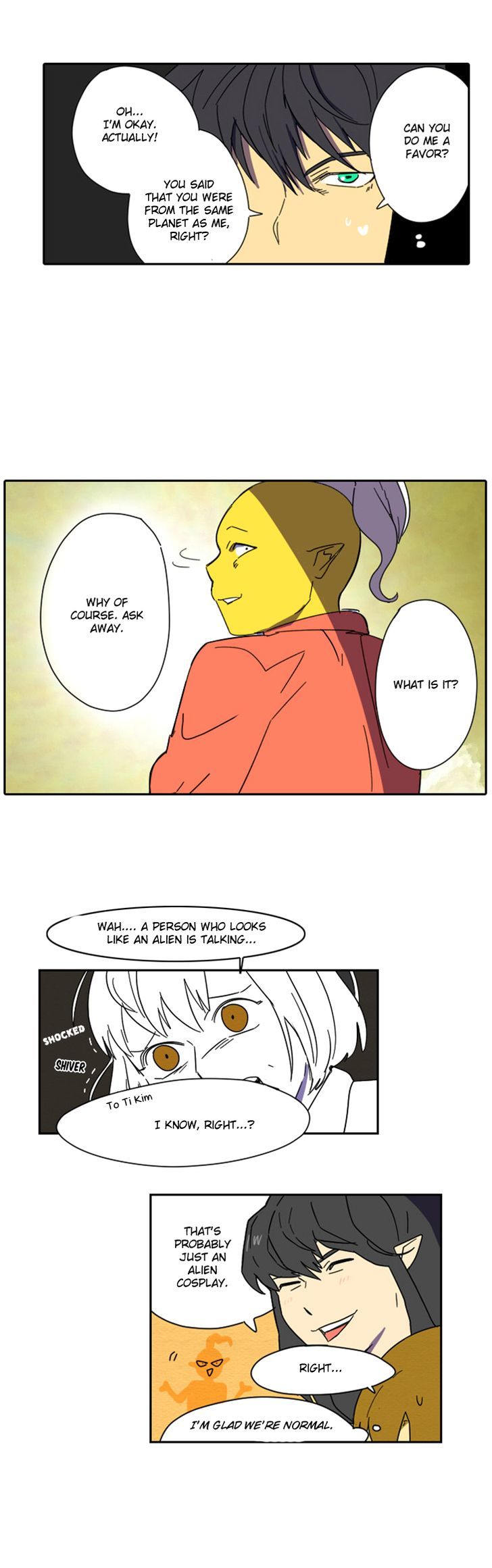 Immature EARTHling Friend Chapter 34 page 16 - Chapter 34 : Food War and the Prince 3