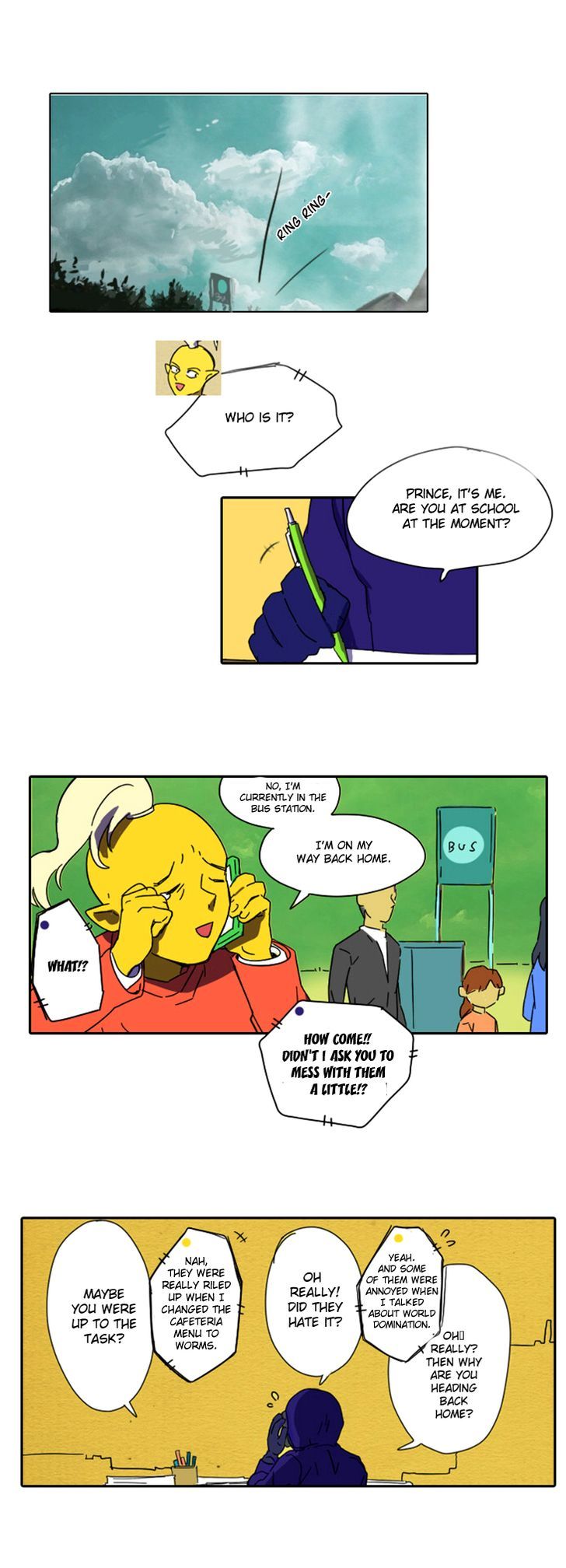 Immature EARTHling Friend Chapter 34 page 17 - Chapter 34 : Food War and the Prince 3