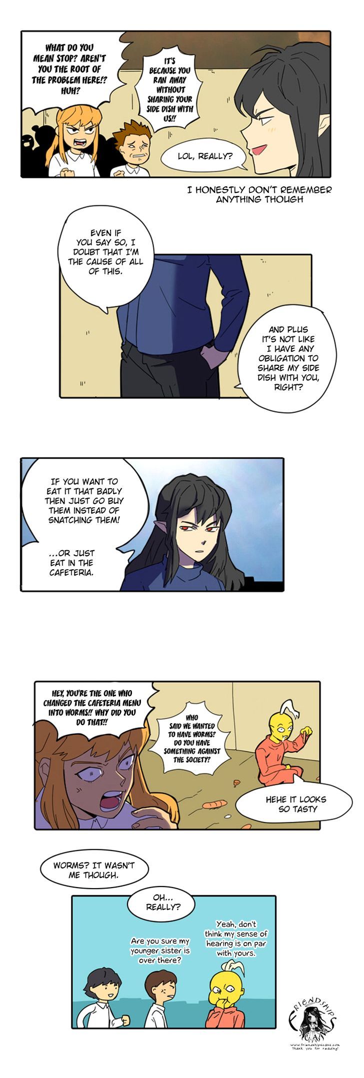 Immature EARTHling Friend Chapter 34 page 3 - Chapter 34 : Food War and the Prince 3
