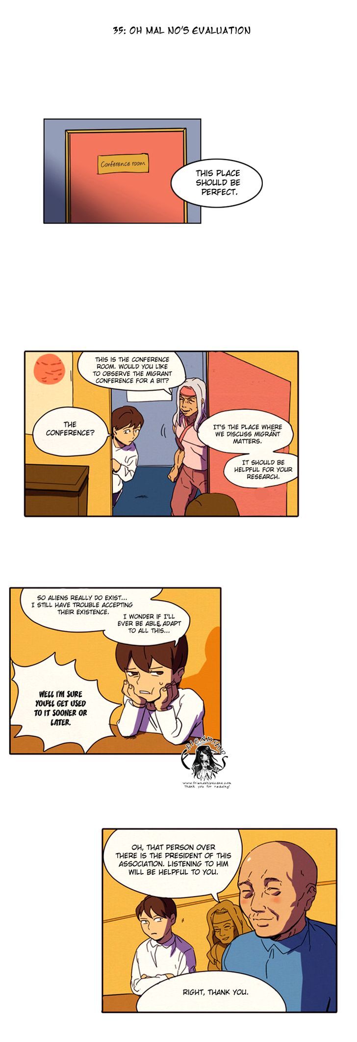 Immature EARTHling Friend Chapter 35 page 3 - Chapter 35 : Oh Mal No's Evaluation