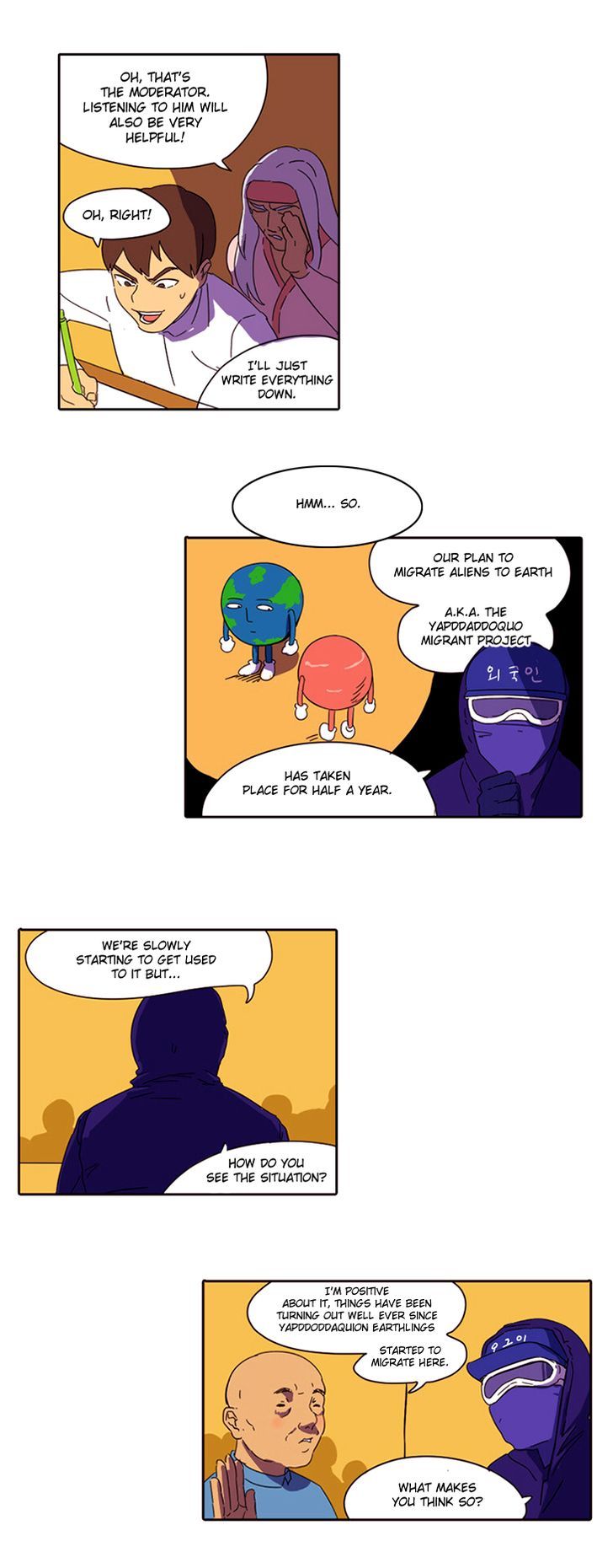 Immature EARTHling Friend Chapter 35 page 6 - Chapter 35 : Oh Mal No's Evaluation