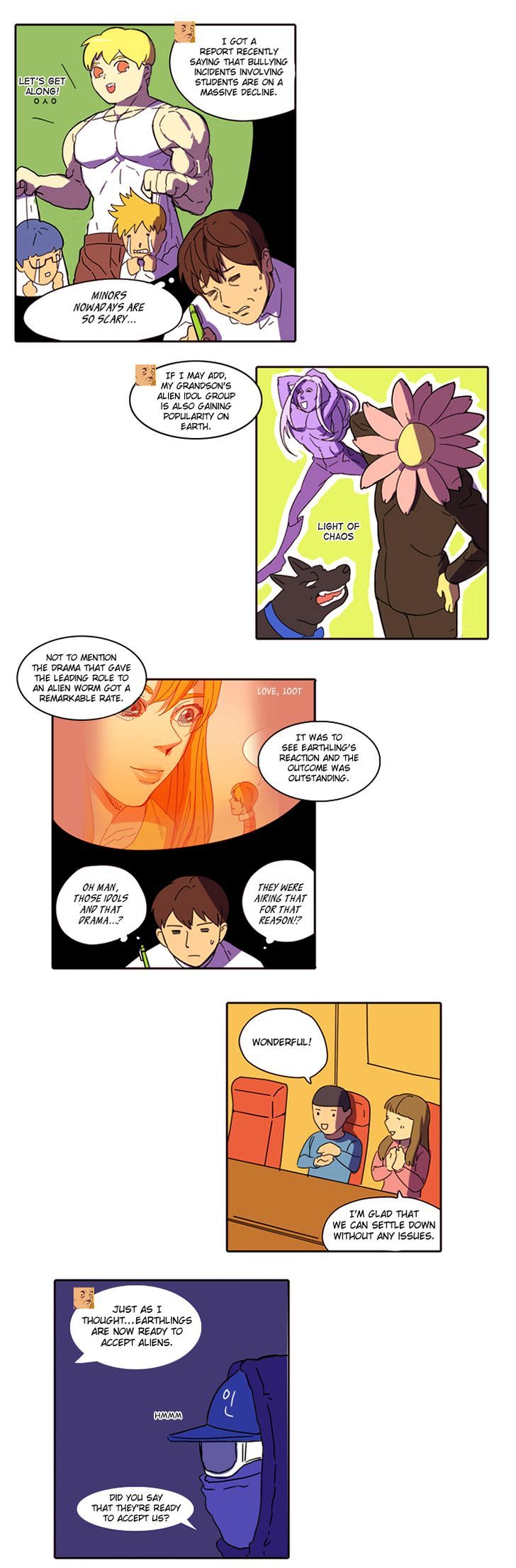 Immature EARTHling Friend Chapter 35 page 7 - Chapter 35 : Oh Mal No's Evaluation