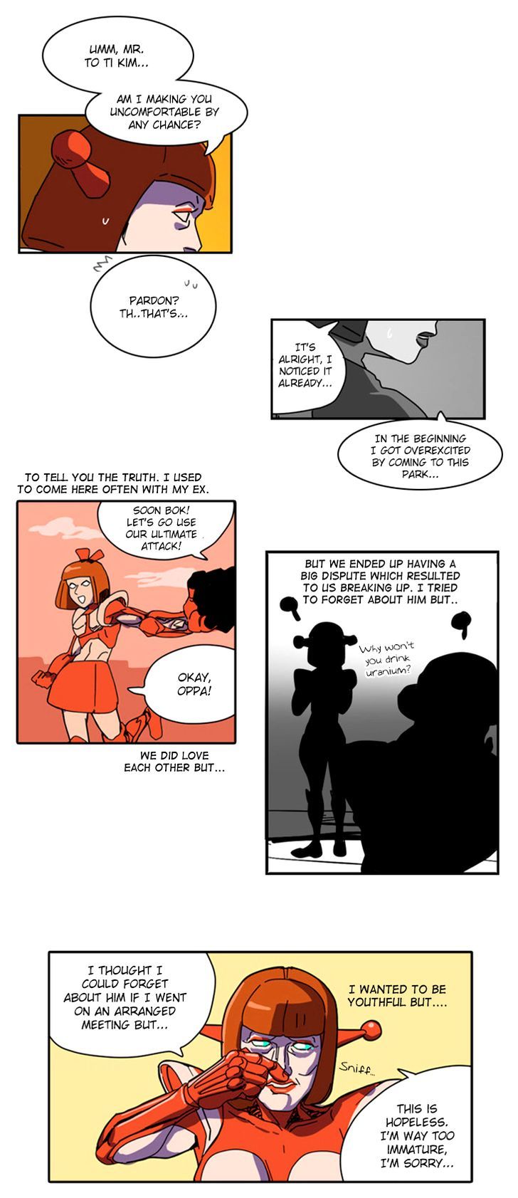 Immature EARTHling Friend Chapter 37 page 6 - Chapter 37 : Romantic Couples and Solos (II)