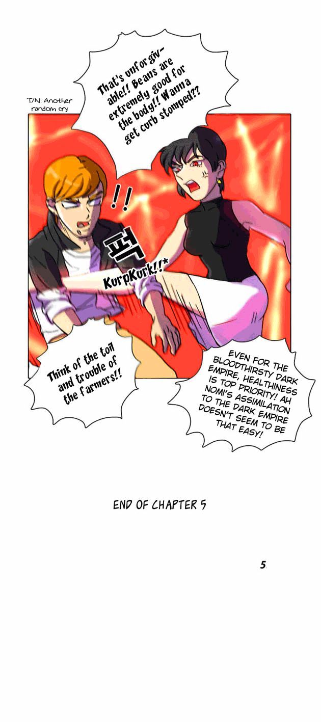 Immature EARTHling Friend Chapter 5 page 20 - Chapter 5 : Don't hate on beans! Bloodthirsty Dark Empire!