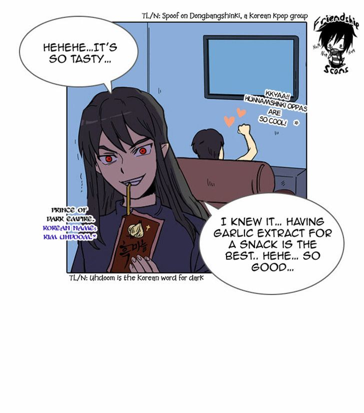 Immature EARTHling Friend Chapter 6 page 17 - Chapter 6 : Drinking a Black Garlic Extract in a Dark Place