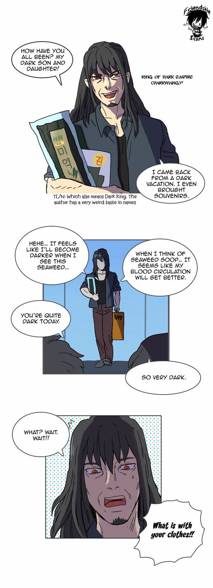 Immature EARTHling Friend Chapter 6 page 20 - Chapter 6 : Drinking a Black Garlic Extract in a Dark Place