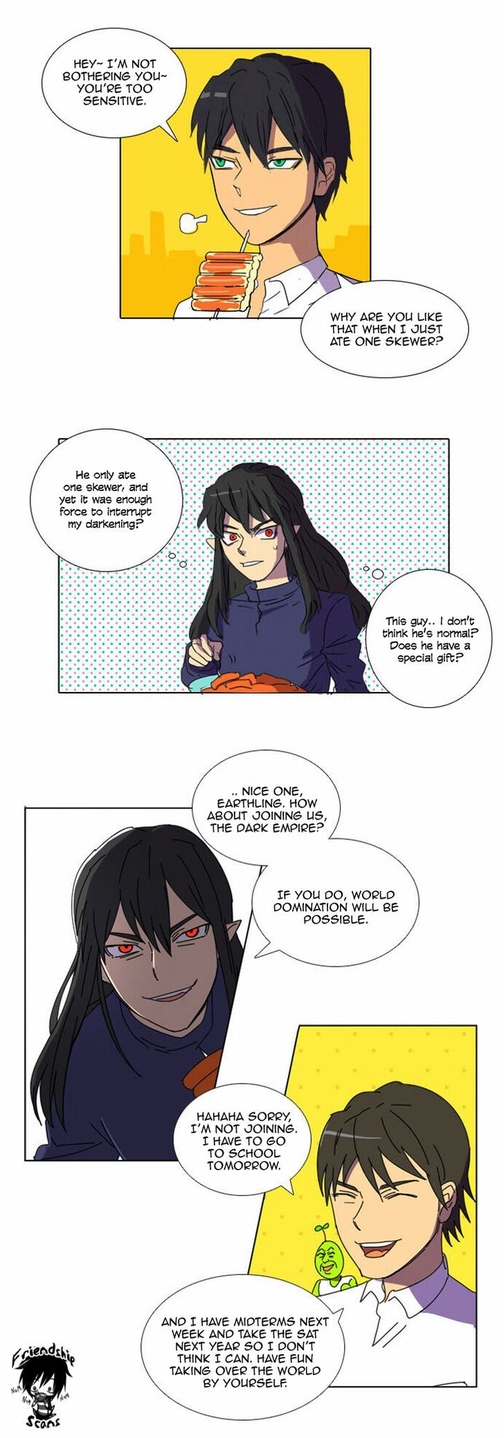 Immature EARTHling Friend Chapter 7 page 17 - Chapter 7 : How do you do that...How do you say that he's a prince...