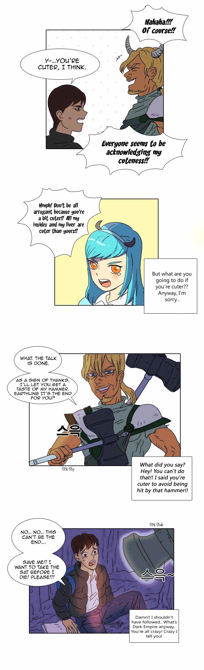 Immature EARTHling Friend Chapter 8 page 11 - Chapter 8 : Piontless Bonus