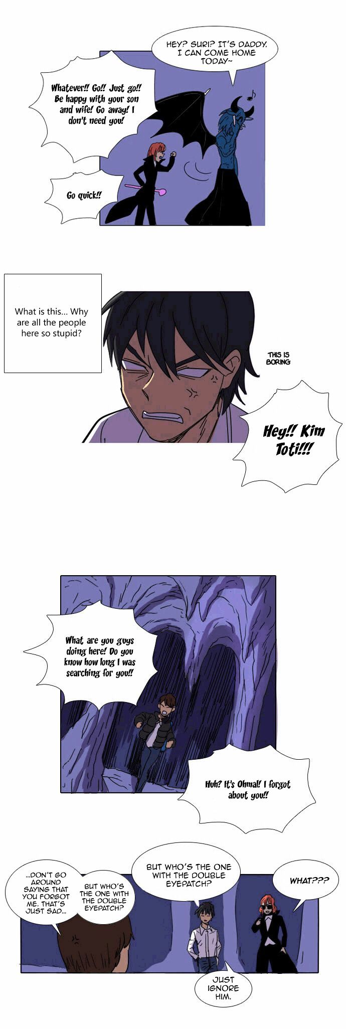 Immature EARTHling Friend Chapter 9 page 12 - Chapter 9 : While on the road to Dark's home