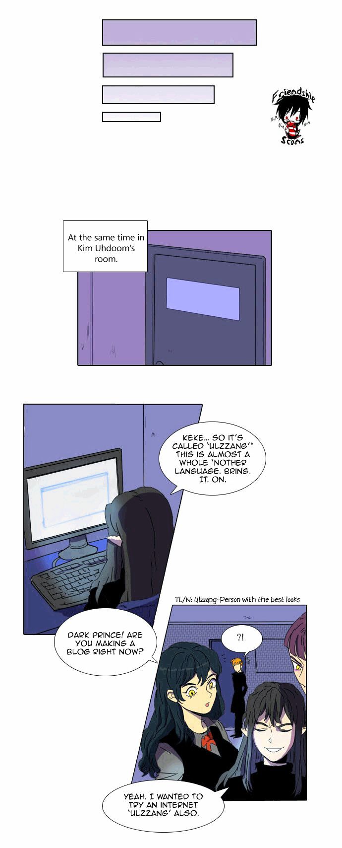 Immature EARTHling Friend Chapter 9 page 14 - Chapter 9 : While on the road to Dark's home