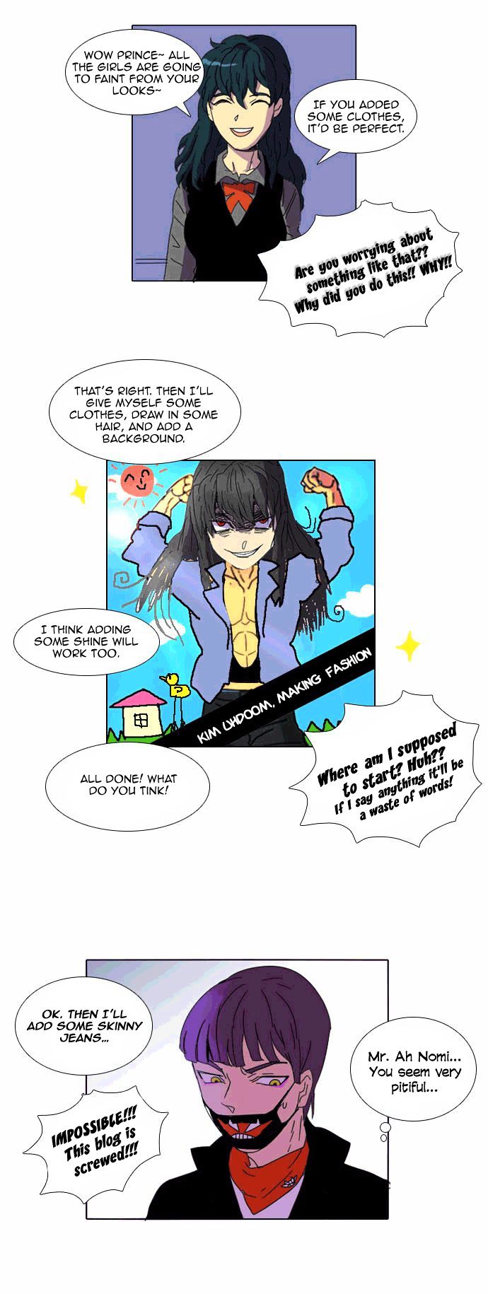 Immature EARTHling Friend Chapter 9 page 18 - Chapter 9 : While on the road to Dark's home