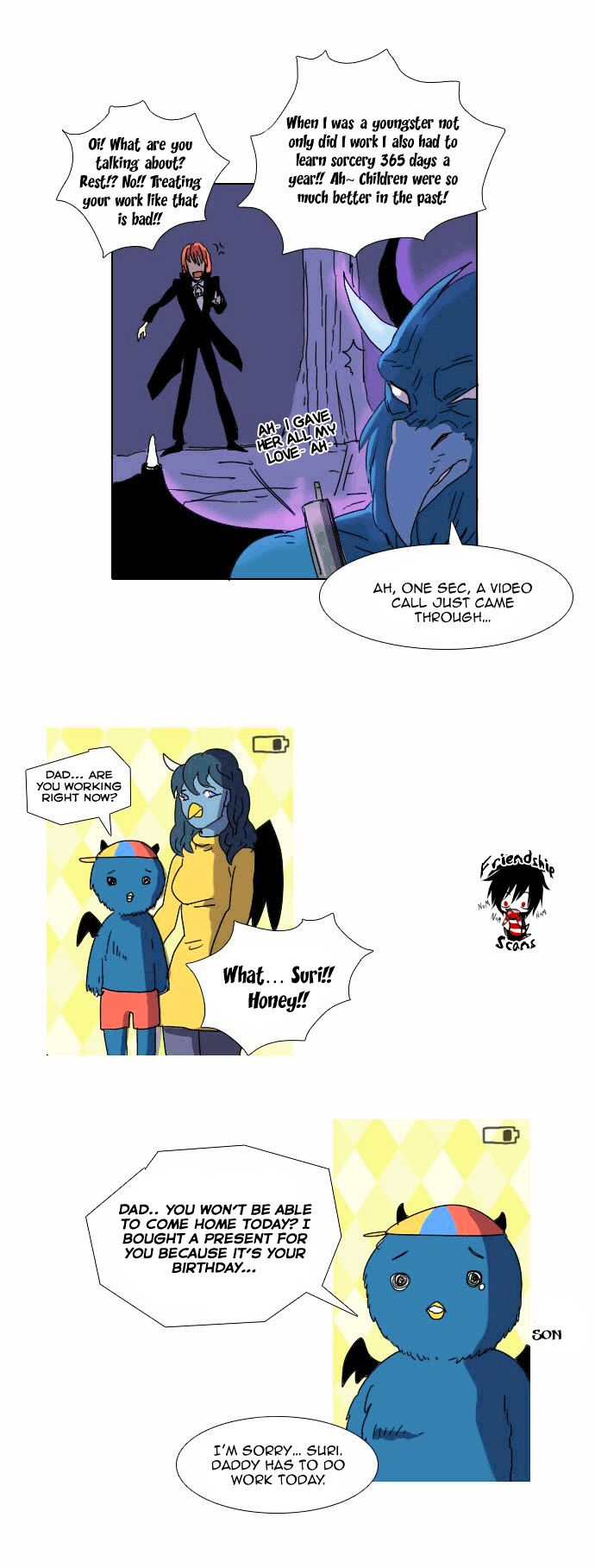 Immature EARTHling Friend Chapter 9 page 9 - Chapter 9 : While on the road to Dark's home