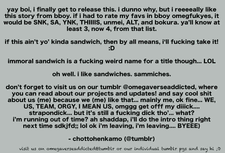 Immoral Sandwich Chapter 1 page 1 - Chapter 1