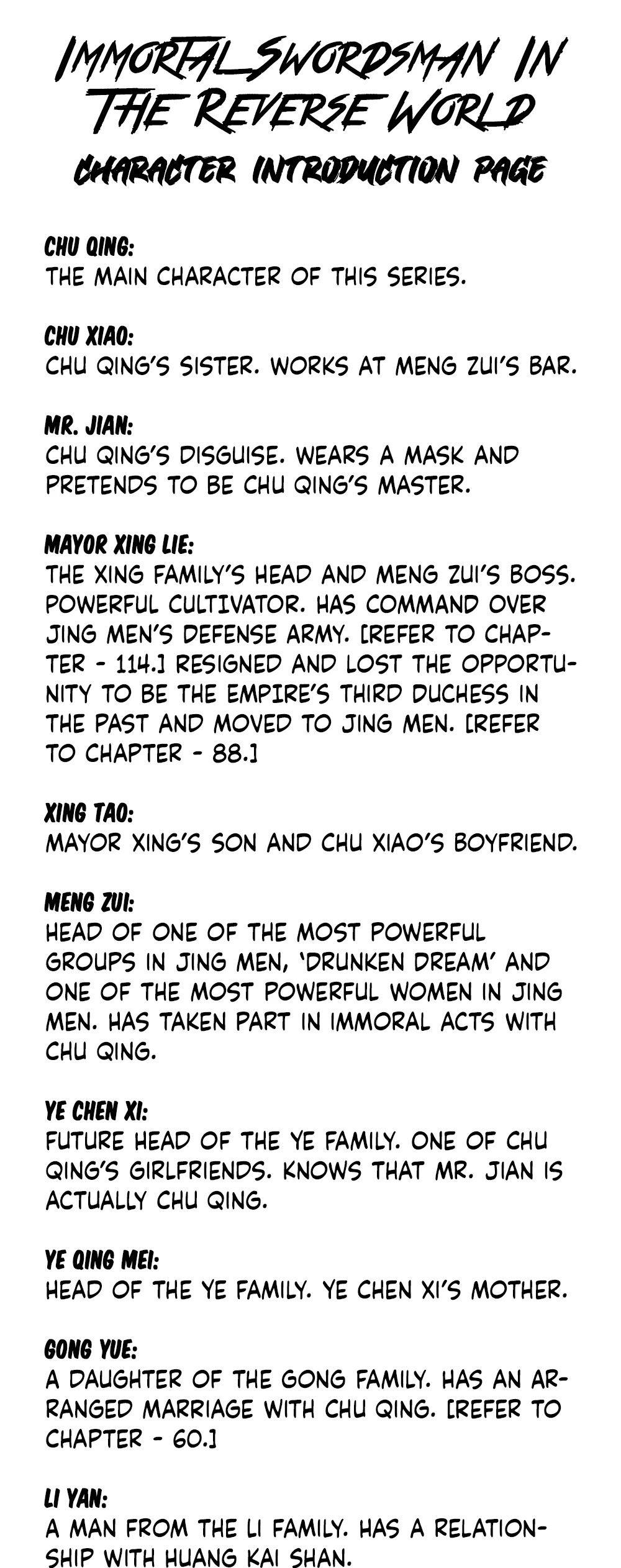 Immortal Swordsman in The Reverse World Chapter 115 page 4 - Chapter 115