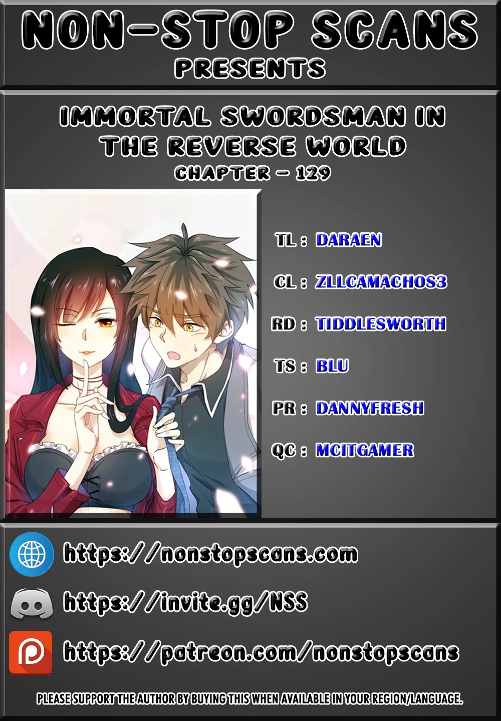 Immortal Swordsman in The Reverse World Chapter 129 page 1 - Chapter 129