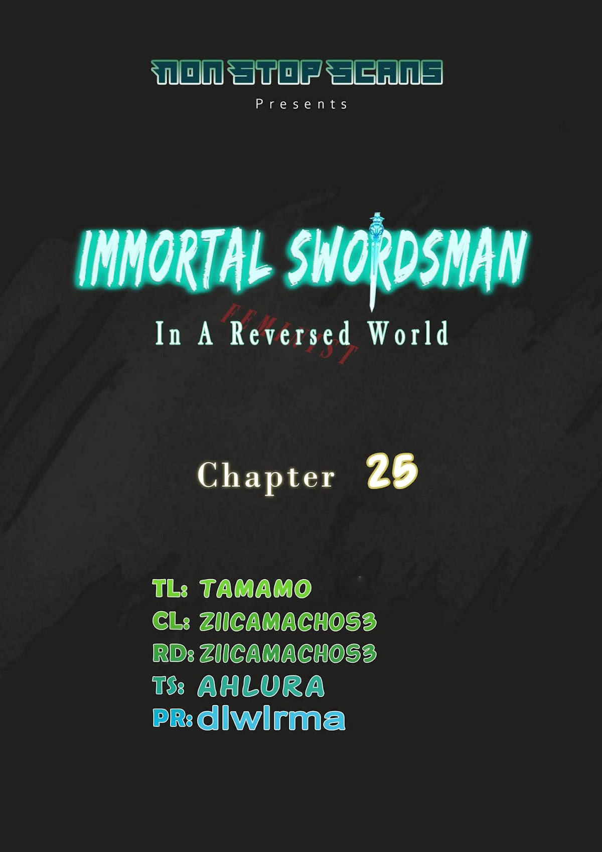 Immortal Swordsman in The Reverse World Chapter 25 page 1 - Chapter 25