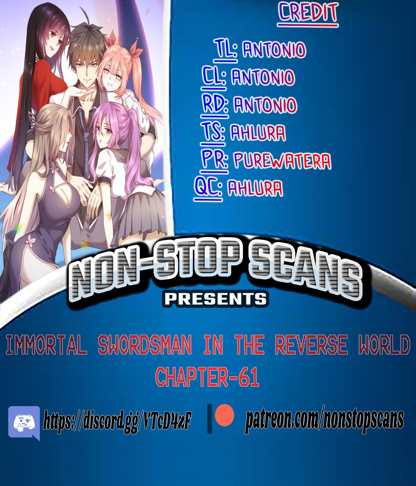 Immortal Swordsman in The Reverse World Chapter 61 page 1 - Chapter 61