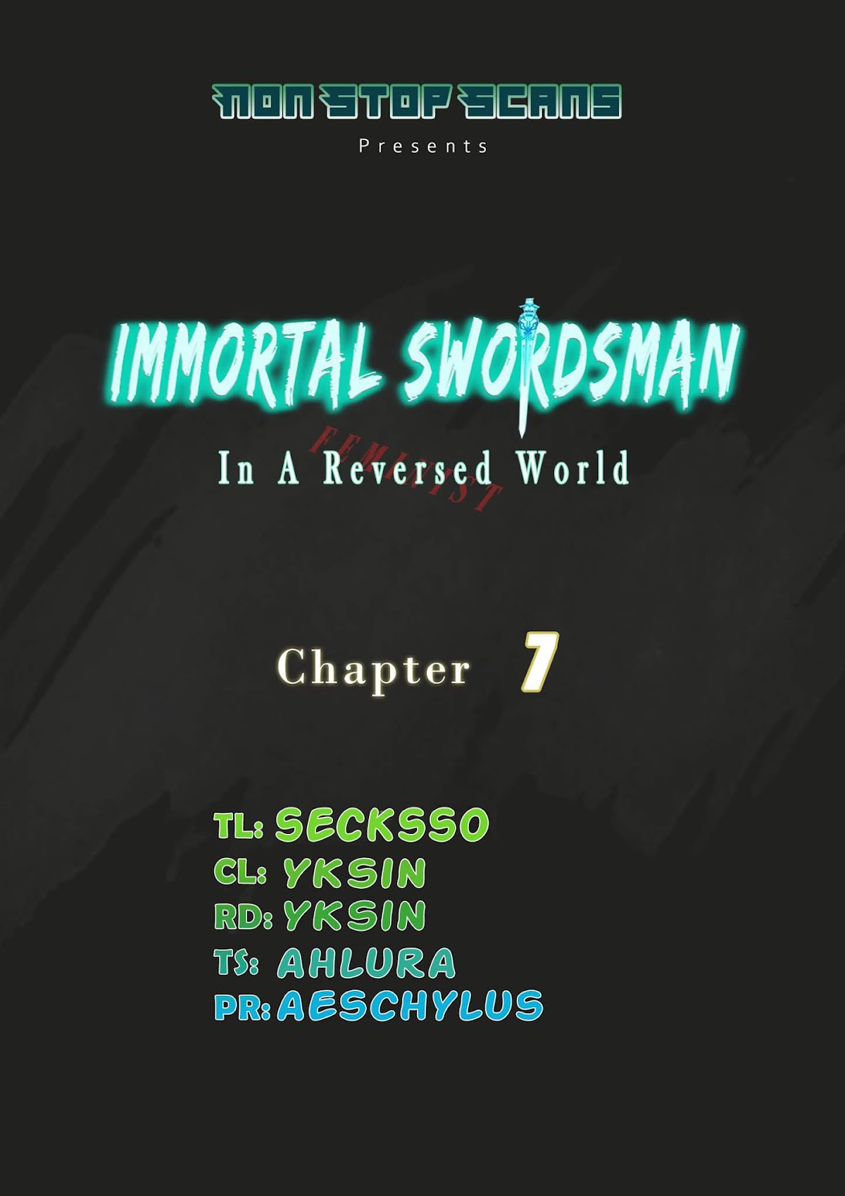 Immortal Swordsman in The Reverse World Chapter 7 page 1 - Chapter 7