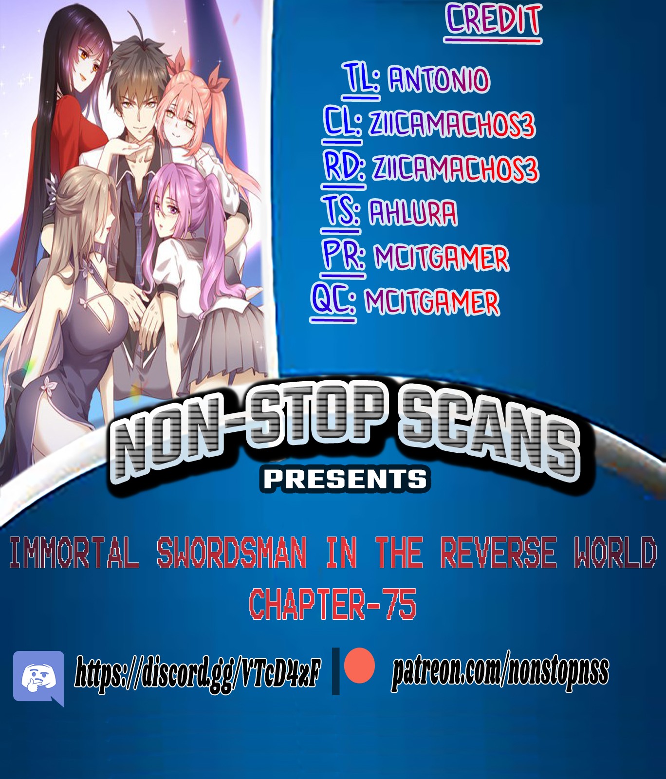 Immortal Swordsman in The Reverse World Chapter 75 page 1 - Chapter 75
