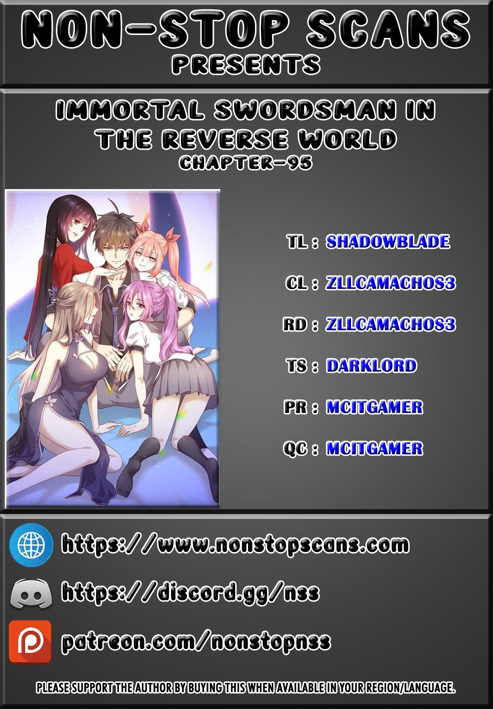 Immortal Swordsman in The Reverse World Chapter 95 page 1 - Chapter 95