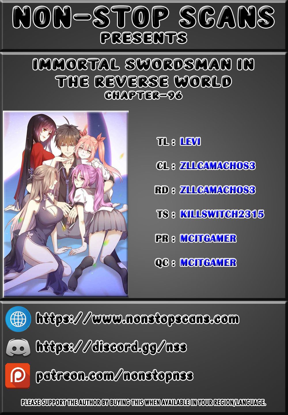 Immortal Swordsman in The Reverse World Chapter 96 page 1 - Chapter 96