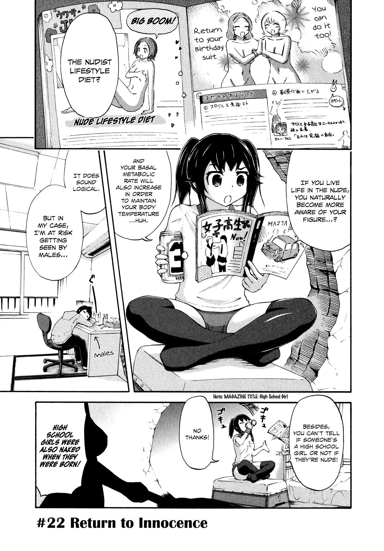 Imori 201 Chapter 22 page 1 - Chapter 22: Return to Innocence