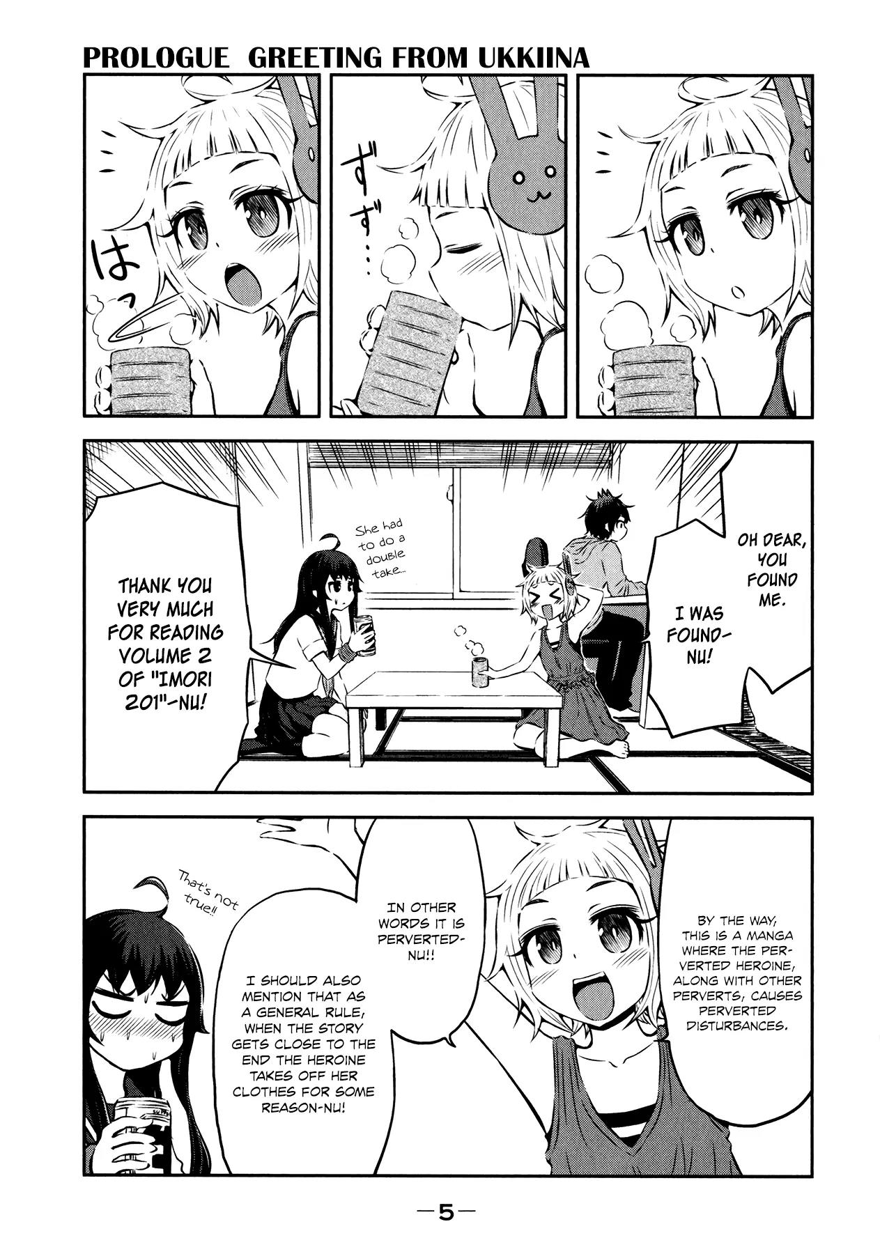 Imori 201 Chapter 23.5 page 6 - Chapter 23.5: Prologue: Greeting from Ukkiina + Special Chapter: Private Momota...