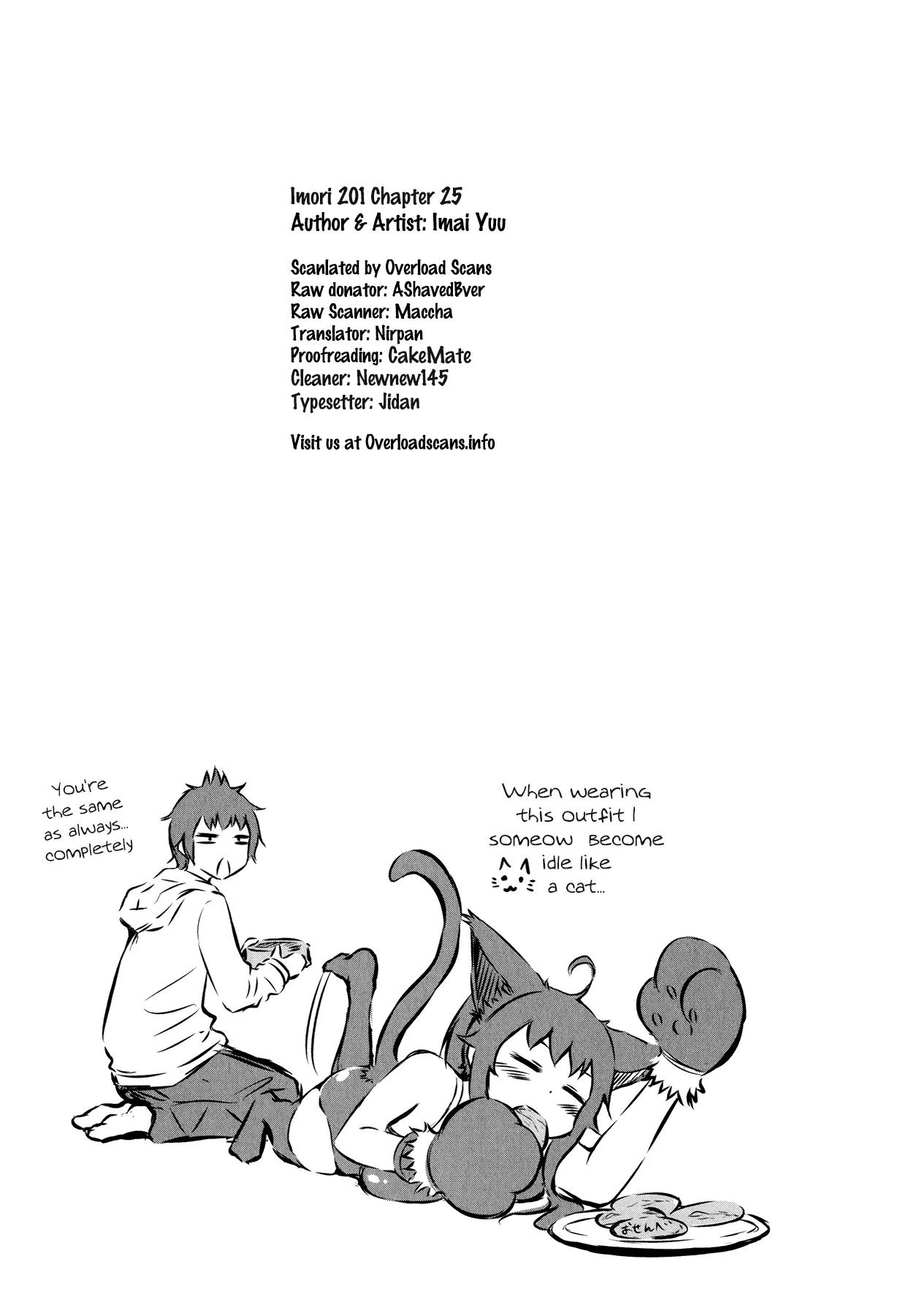 Imori 201 Chapter 25 page 25 - Chapter 25: Cat on Loan